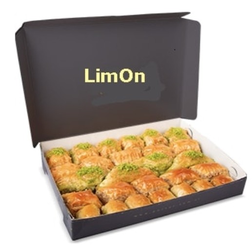 1000 Gr ( 1 Kg ) Karışık cevizli ve fıstıklı Baklava Tokat pasta