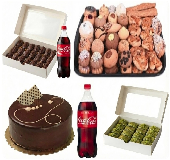 2x1 Litre Kola Dahil 6-9 Kişilik Menü Tokat pasta