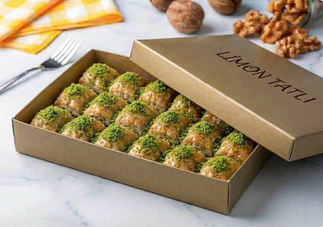Ekonomik Paket 1 kg Fıstıklı Baklava Tokat pasta